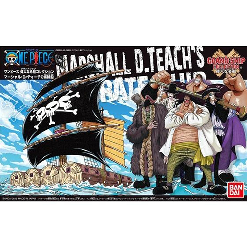 Bandai - 1700 (0028) One Piece Grand Ship Collection Marshall Teach's Ship (Model kit) (PROMO)