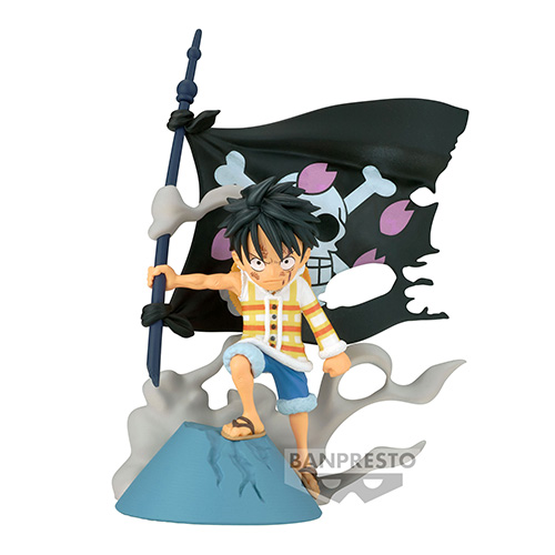 One Piece World Collectable Figure Log Stories Figure - Monkey D Luffy (Figurine) (Banpresto)