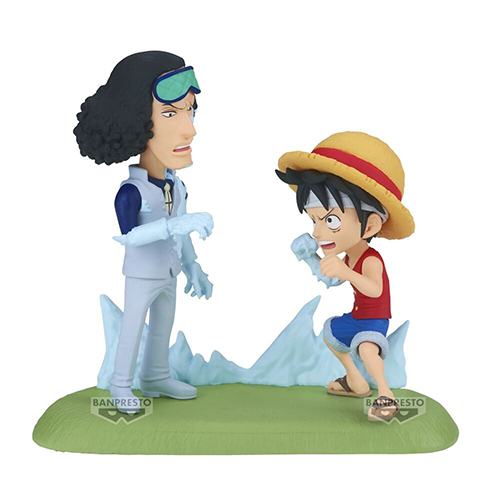 One Piece World Collectable Figure Log Stories-Monkeys.D.Luffy Vs Kuzan-(Figurine)(Banpresto)