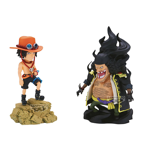 One Piece World Collectable Figure Log Stories - Portgas D.Ace VS Marshall D.Teach (Figurine)(Banpresto)