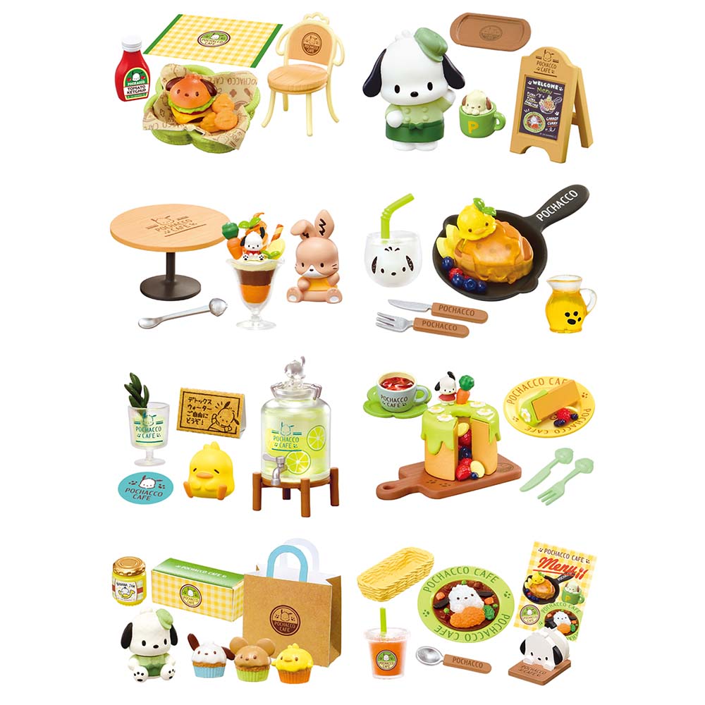 Re-Ment Pochacco Café (Pochacco)(Blind Box)(Set)