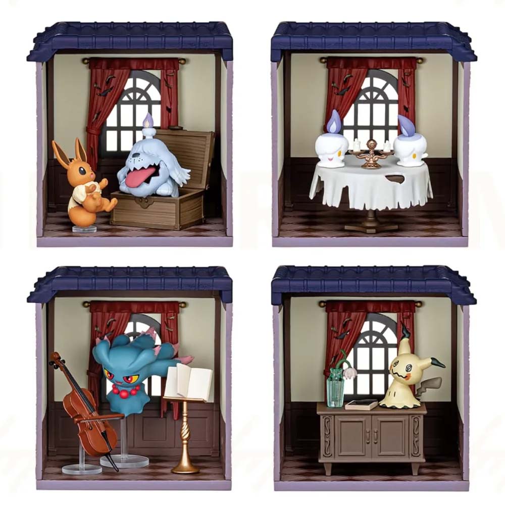 Re-Ment Pokemon Midnight Mansion 2 (Pokemon Series)(Blind Box)(Set)