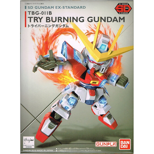 Bandai - 600 (0028)(BB) SD Gundam Ex-Standard Try Burning Gundam - 65625 (Model kit)