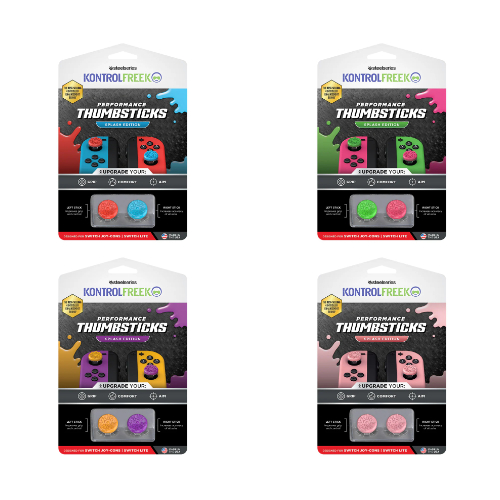 Kontrolfreek Turbo Performance Thumbstick for Switch Joy-Con (Splash Edition)