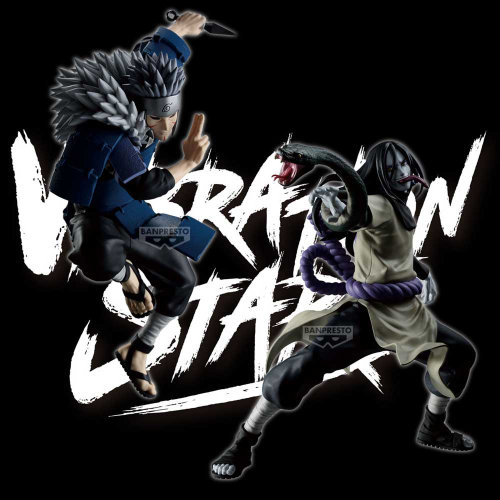 Naruto Shippuden Vibration Stars (Tobirama Senju & Orochimaru) - (Figurine)(Banpresto)