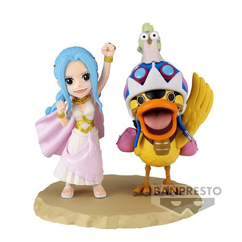 ONE PIECE WORLD COLLECTABLE FIGURE LOG STORIES-NEFELTARI VIVI & KAROO (Figurine)(Banpresto)