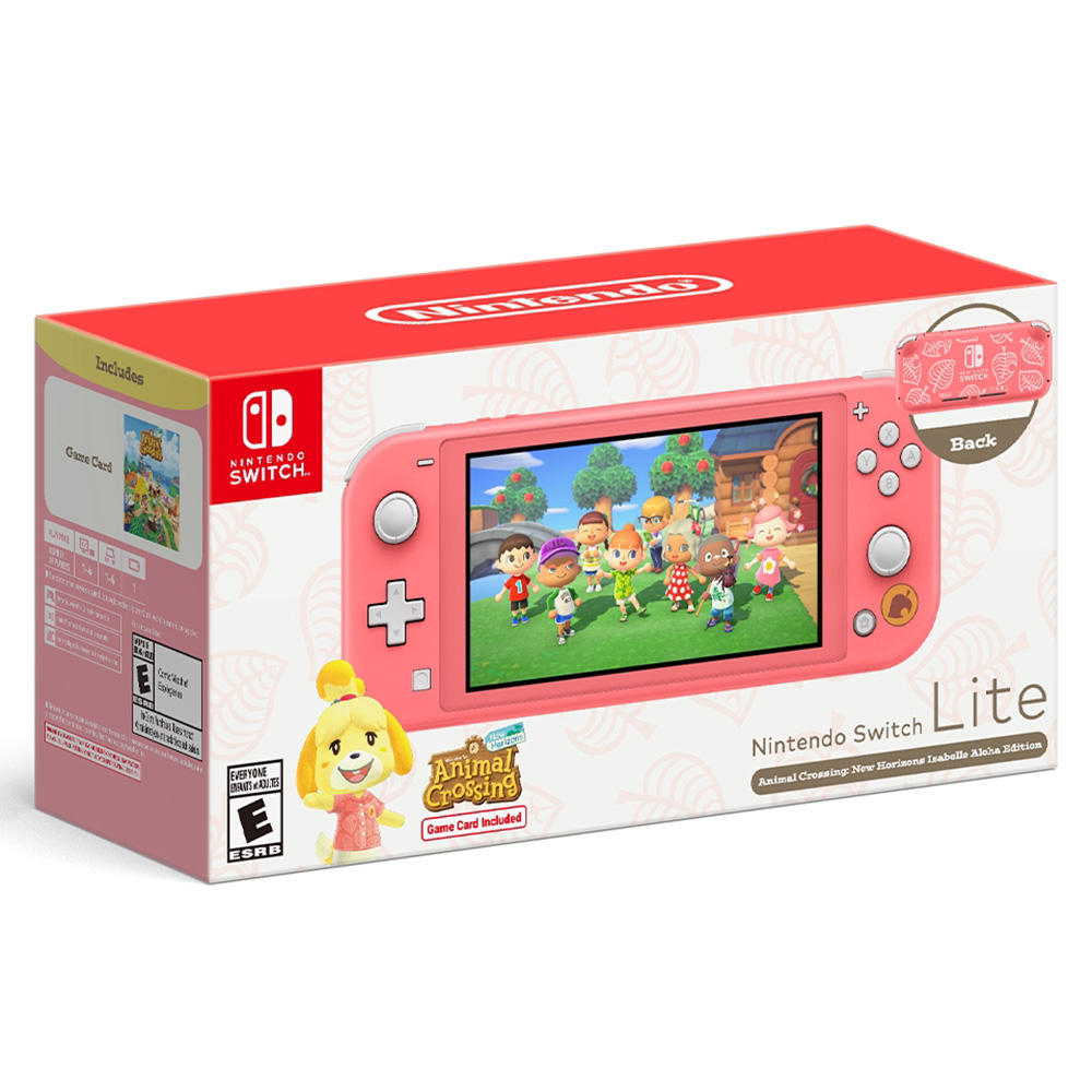 Nintendo Switch Lite - Animal Crossing New Horizons Isabelle Aloha Edition (Maxsoft)