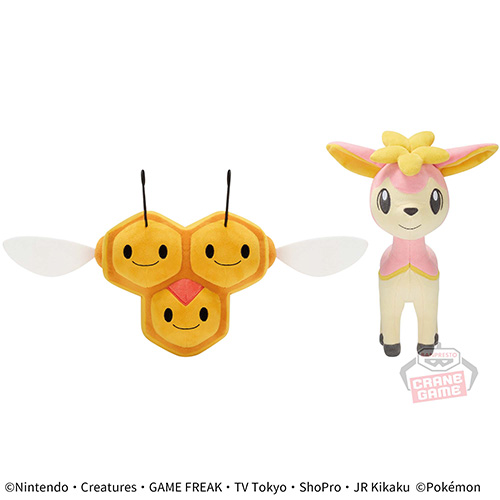 Pokemon Big Plush Combee / Deerling Spring Form (Plushie) (Banpresto)