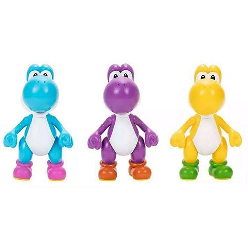 Nintendo Yoshi (Yellow Yoshi, Purple Yoshi & Light Blue Yoshi) (Jakks Pacific)