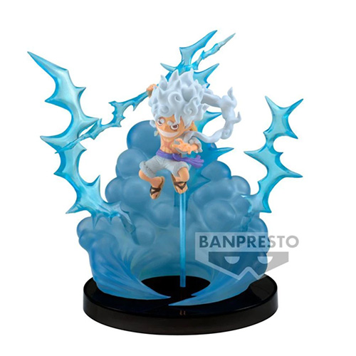 One Piece World Collectable Figure Special Monkey D Luffy  Gear 5(Figurine)(Banpresto)