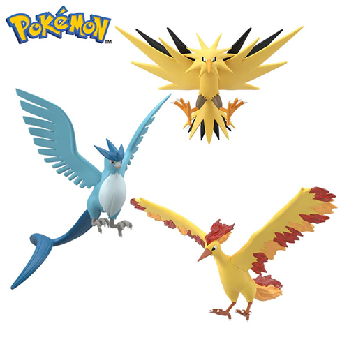 Pokemon Scale World Kanto Region Moltres & Zapdos & Articuno W/O Gum (Figurine)(Banpresto)