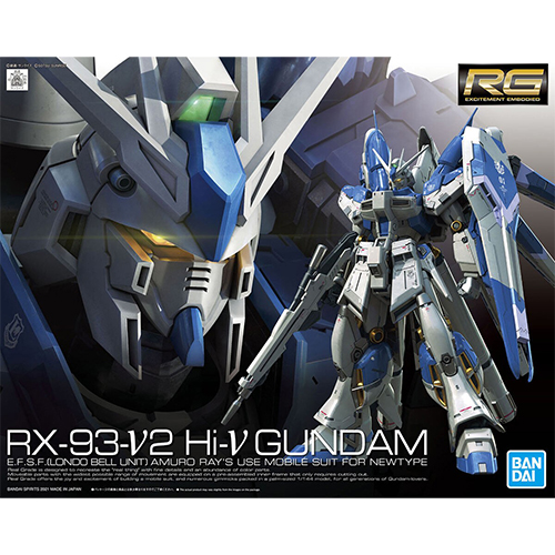 Bandai - 4500 (0028) RG 1/144 HI-V Gundam - 61915 (Model kit)
