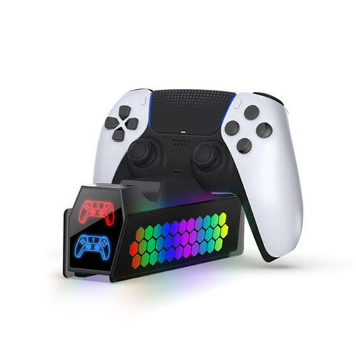 Dobe Dualsense 5RGB Colourfull Breath Light Charging Dock (TP5-3571)