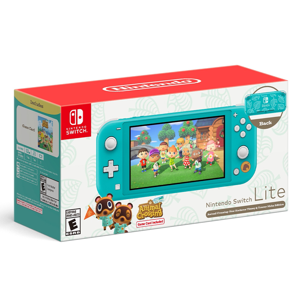 Nintendo Switch Lite - Animal Crossing New Horizons Timmy & Tommy Aloha Edition (Maxsoft)